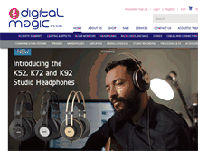 Tablet Screenshot of digitalmagicmalta.com